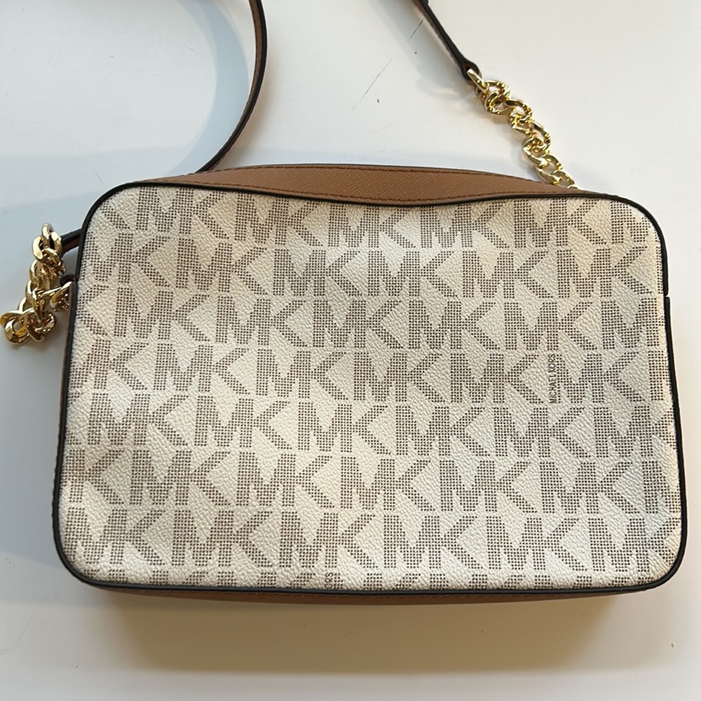 Michael Michael Kors Ginny Medium Logo Crossbody Bag Gem